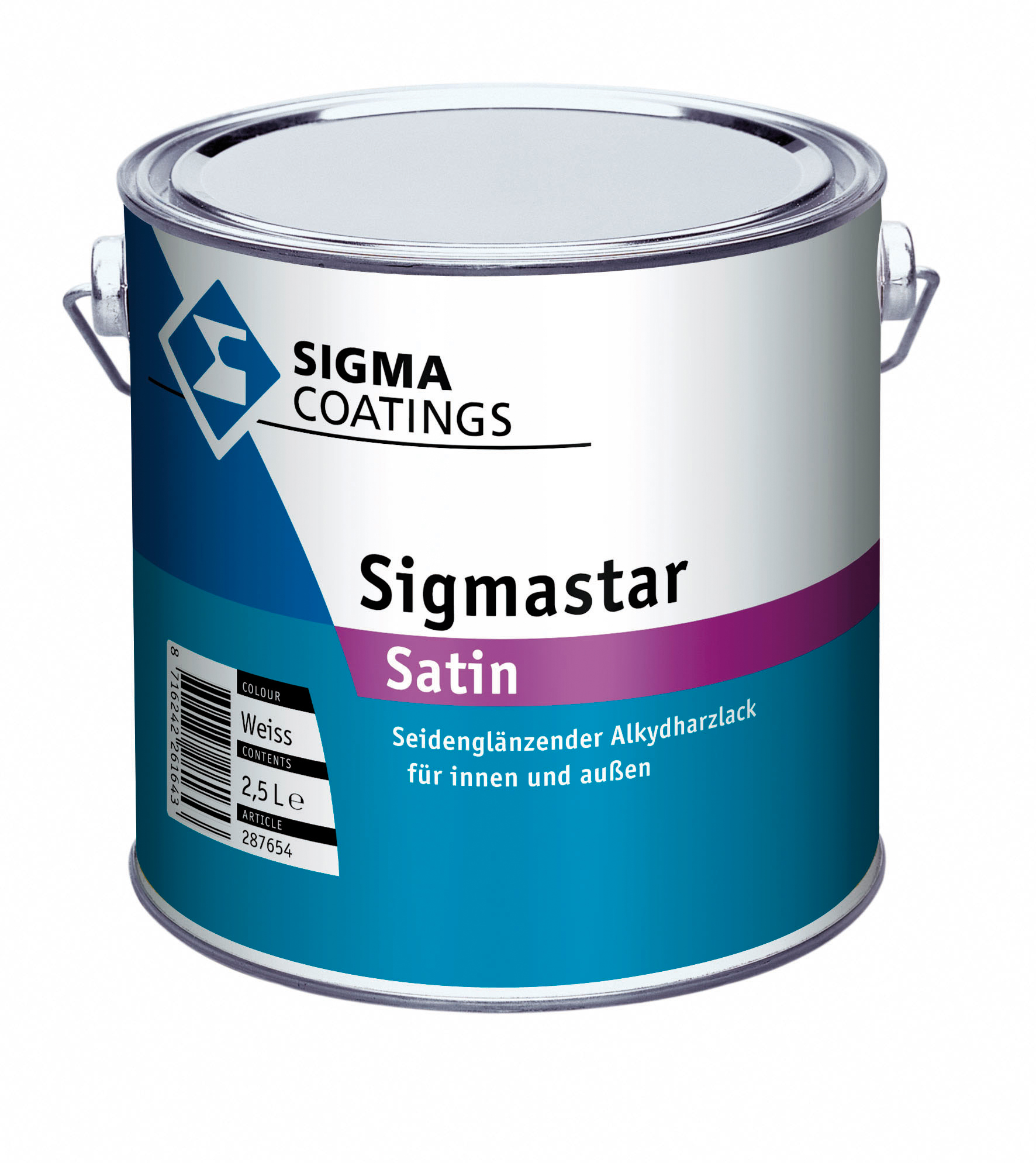 Bild: Sigma Star Satin Weiss 2,5ltr