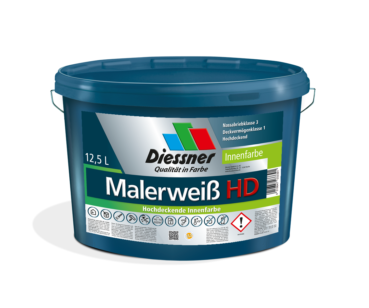 Bild: Diesco Malerweiß HD 12,5ltr