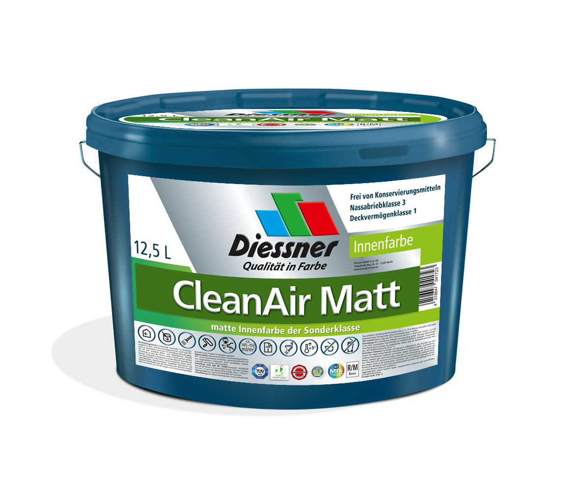 Bild: Diesco CleanAir Matt 12,5ltr weiss