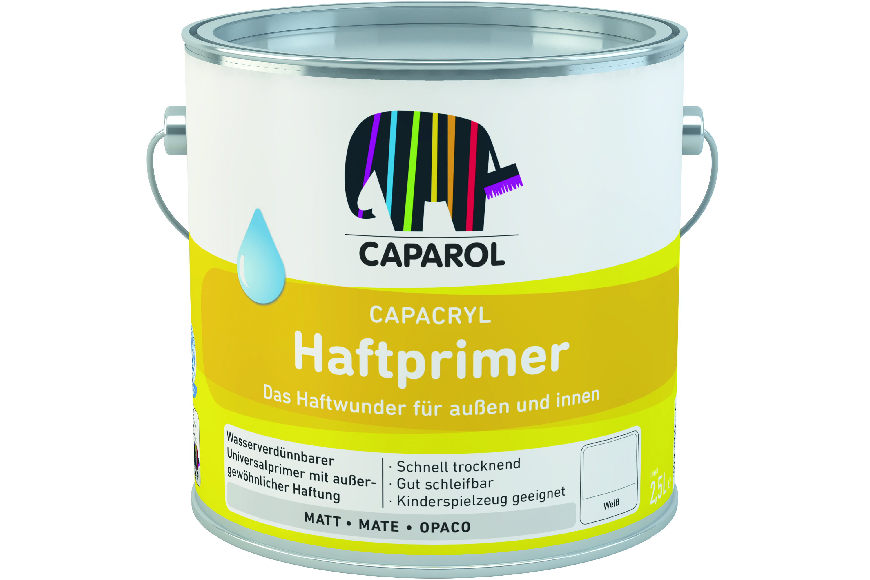 Bild: Capacryl Haftprimer Weiss 2,5 Liter